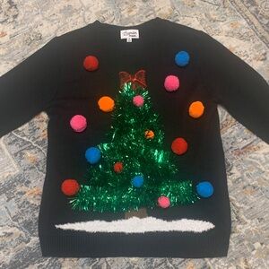 Lavender Moon Black Sweater.  Adorable.  Medium